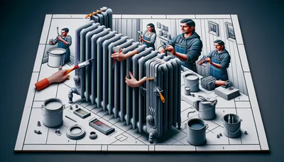 Peindre un radiateur en fonte : guide complet et astuces 2026 - AI generated illustration
