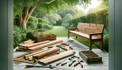 Comment fabriquer un banc de jardin facilement : guide complet 2026 - AI generated illustration