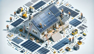 Installer des panneaux solaires à la maison : guide complet 2026 - AI generated illustration