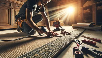 Poser une moquette de pierre : guide complet et prix en 2026 - AI generated illustration