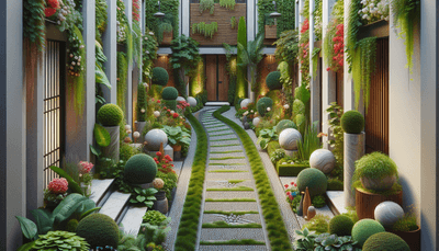 Créer un chemin de jardin : 7 idées faciles et tendances pour 2026 - AI generated illustration